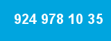 924 978 10 35